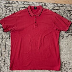 Vintage Nike Golf Mens Polo 4XL Washed Red